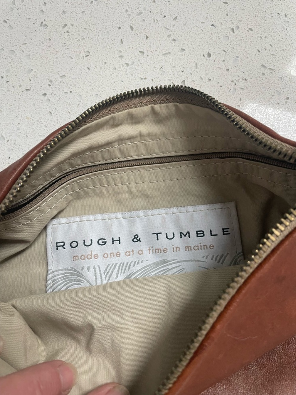 Fossil-style Leather Crossbody by Rough & Tumble - Picture 9 of 12